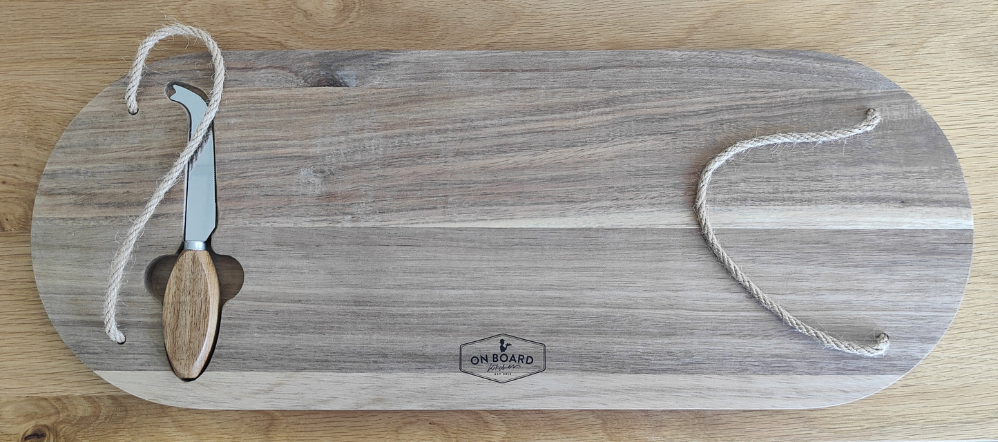 Wooden serving board